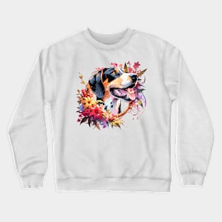 American Leopard Hound, Perfect Mothers Day Dog Mom Gift Crewneck Sweatshirt